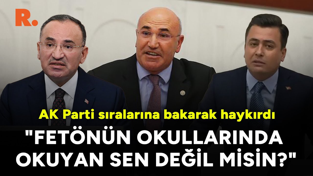 AK Parti sıralarına bakarak haykırdı: 