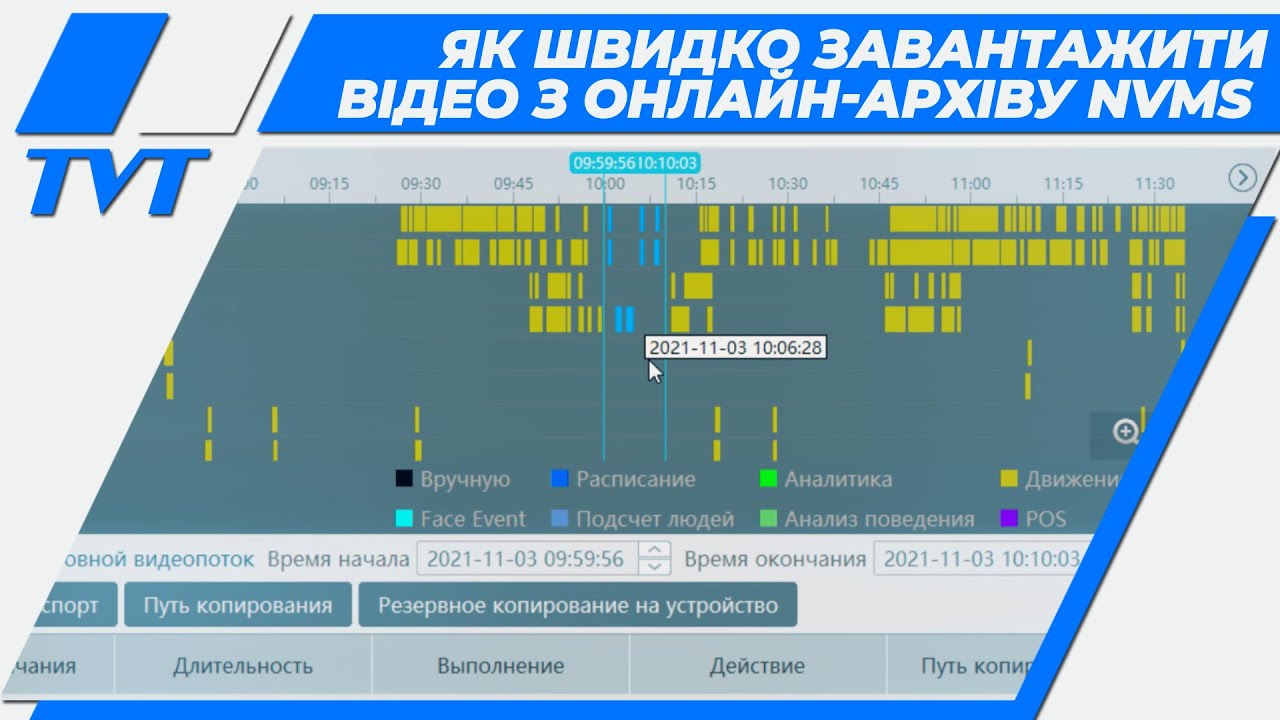 Как работать с архивом NVMS