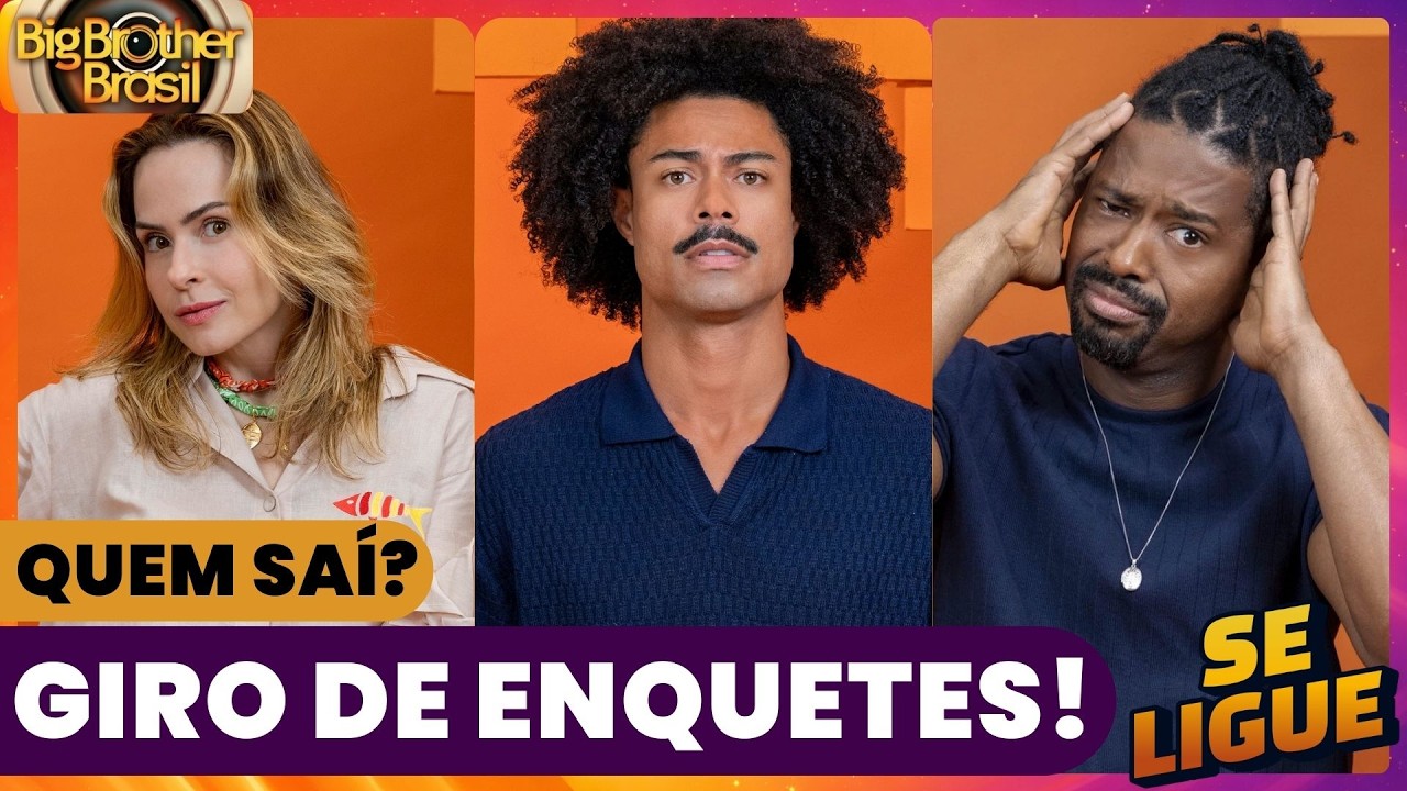 Giro de Enquetes AO VIVO 🔥 BBB 26 Ana Paula, Breno ou Boneco? Quem será eliminado nesse PAREDÃO?