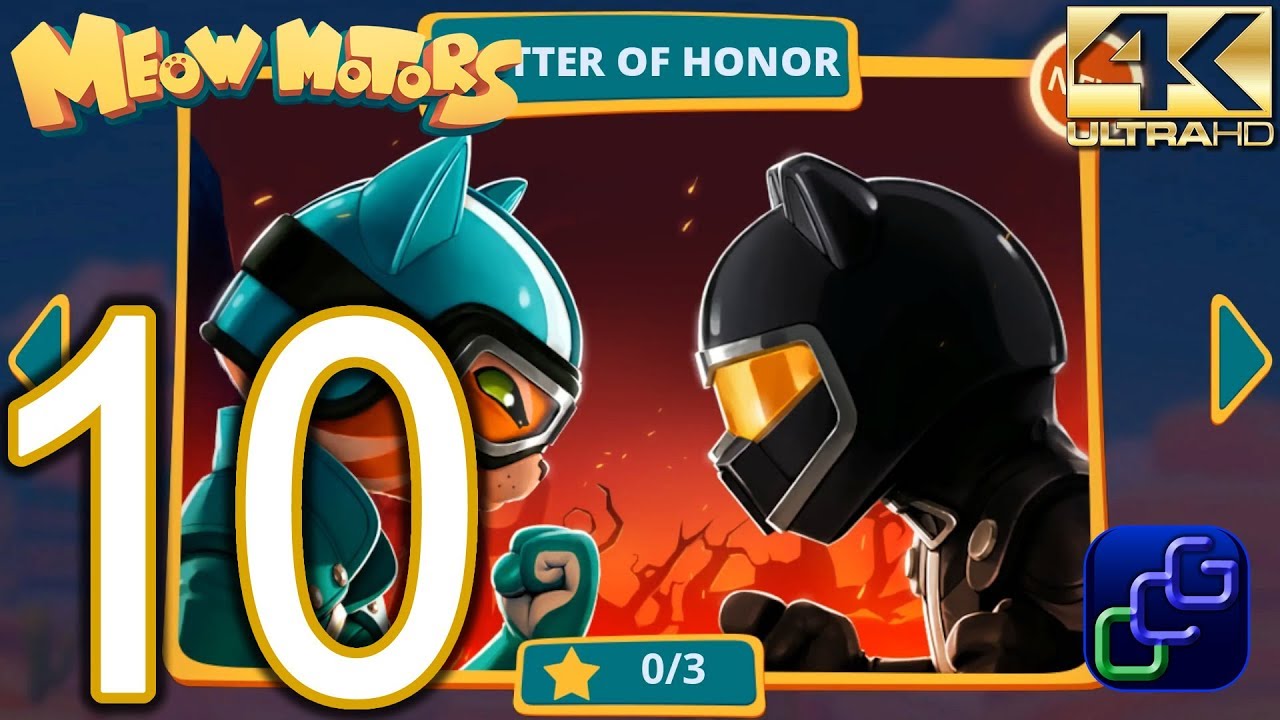 Meow Motors PC 4K Walkthrough - Part 10 - Matter of Honor (All Stars Medium)