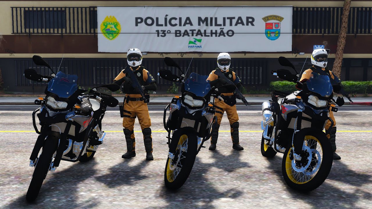 EMOCIONADO AZARADO TROMBOU COM ROCAM PMPR | GTA 5 POLICIAL