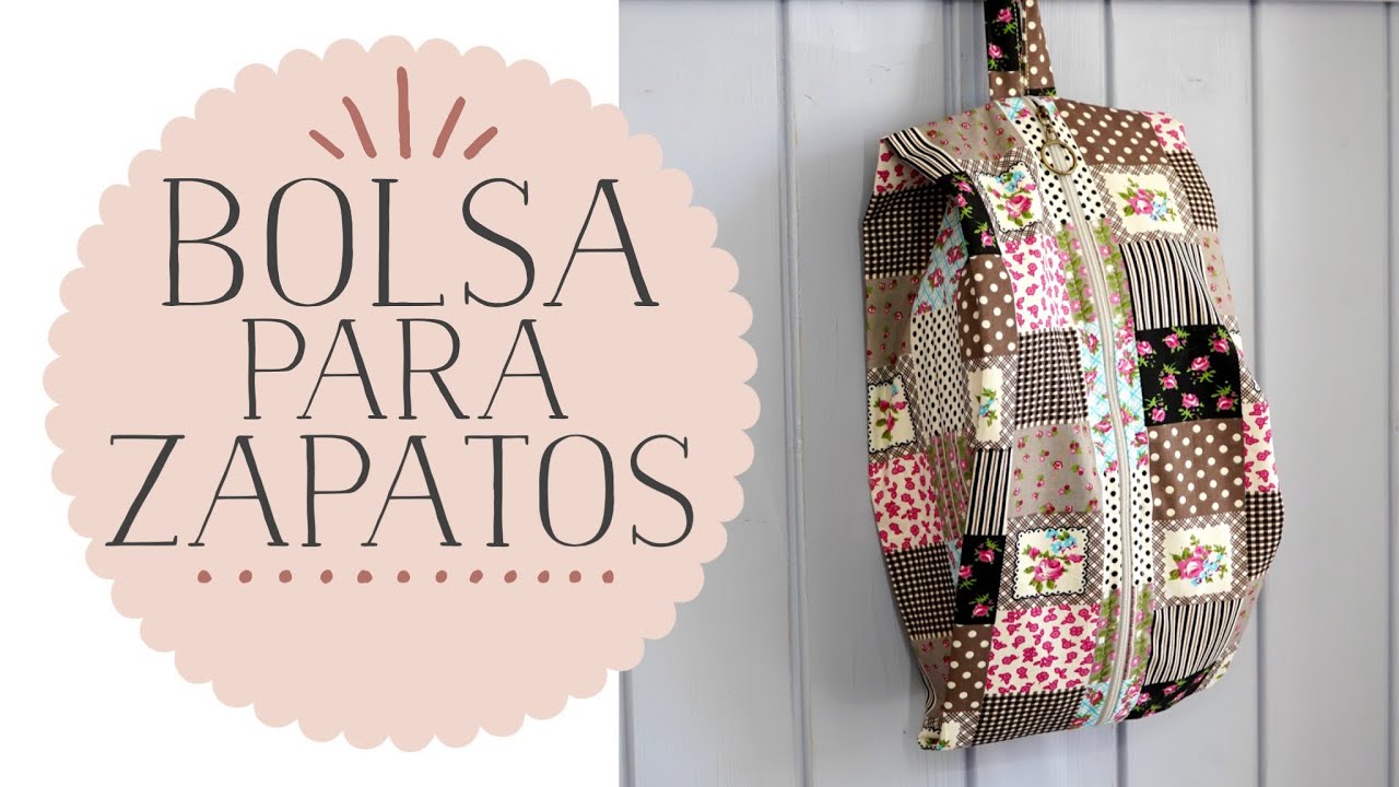 Bolsa para Zapatos con Interior Impermeable | Fácil y Práctica - Tutorial Paso a Paso