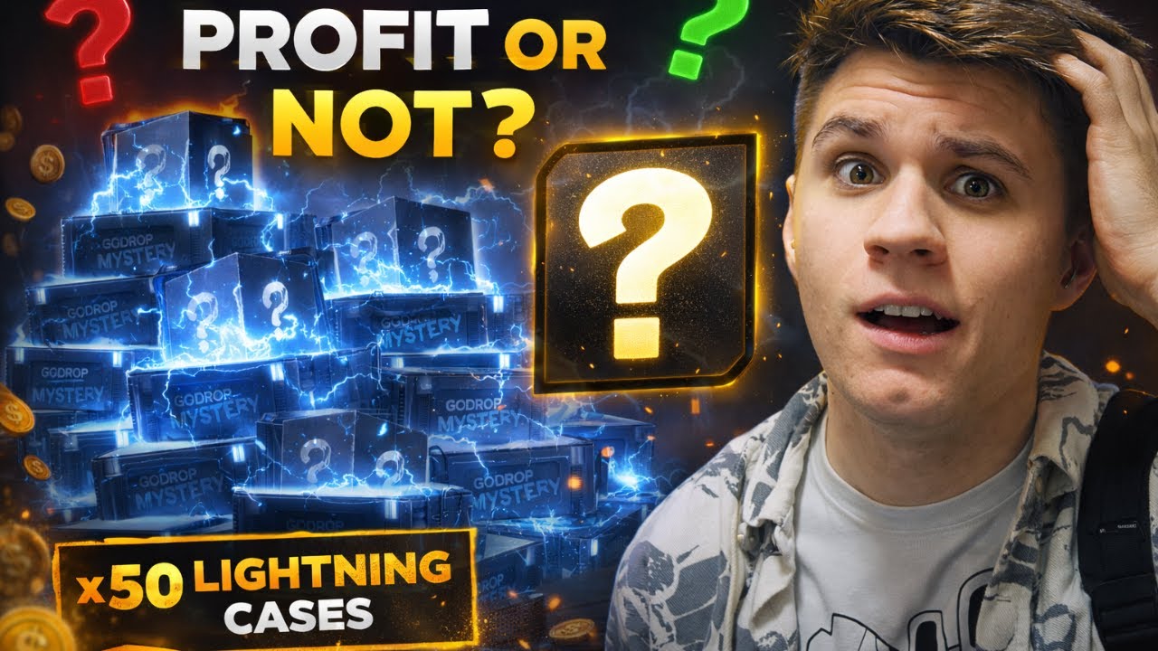 We open 50 Lightning cases and see if we make a profit on GGDROP!!!