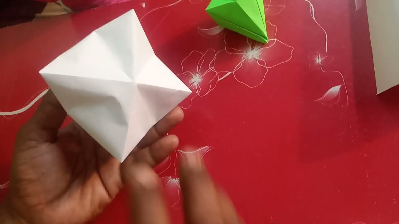 How to make a paper diamond💎💎
