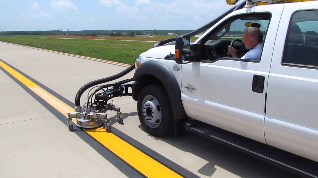 Stripe Hog SH5500 Airfield Marking Rejuvenation at Bluegrass Airport