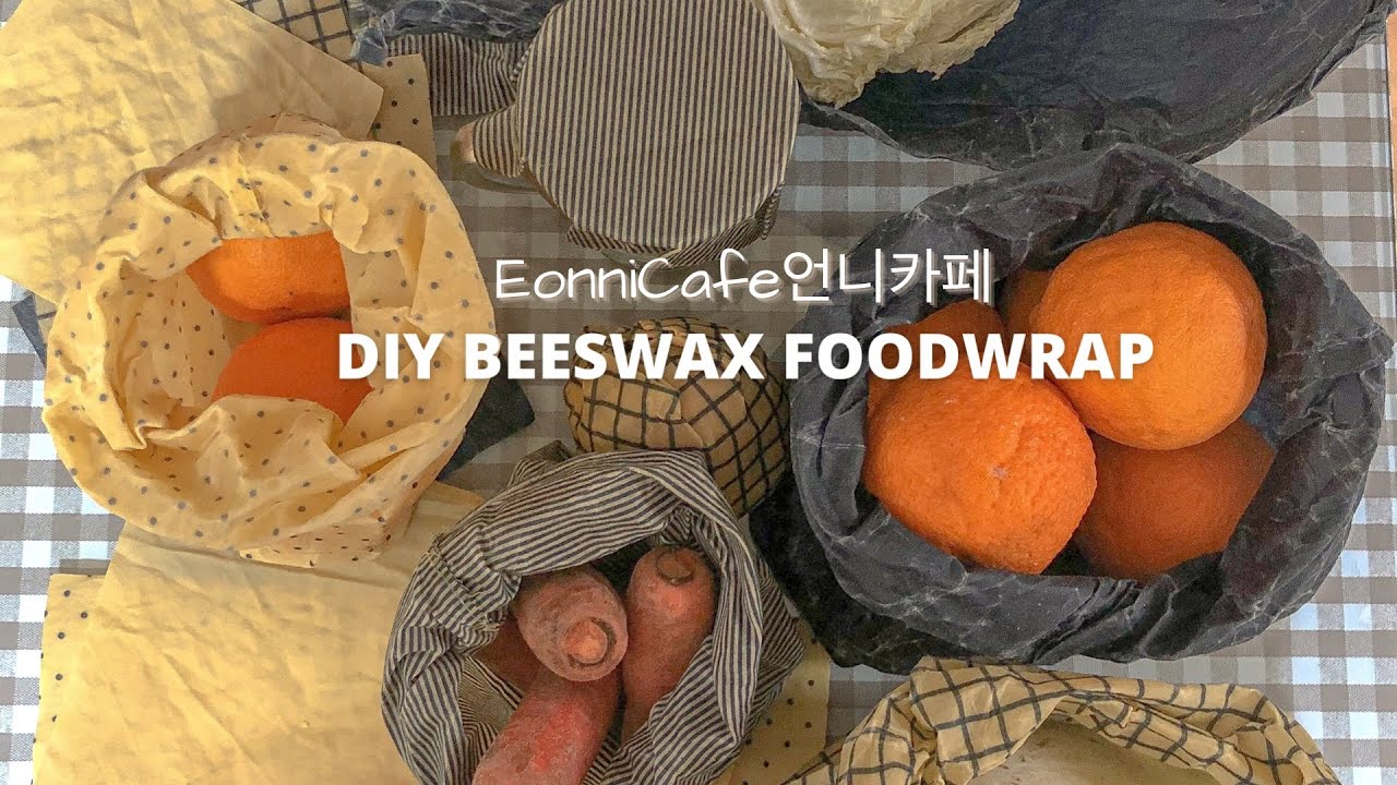 Making DIY Beeswax Wrap to Replace Single Use Plastic  l Housewife in Korea SILENT VLOG #37