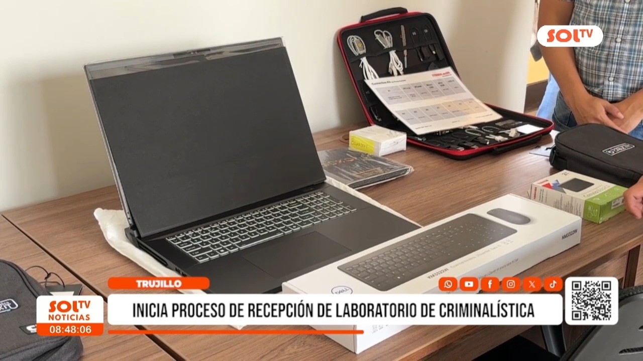 Trujillo: laboratorio criminalística inicia proceso de recepción