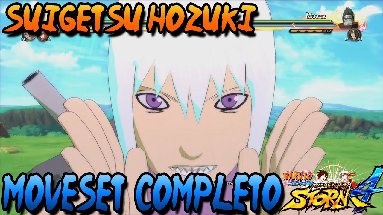 Naruto Storm 4: Suigetsu Hozuki Moveset Completo
