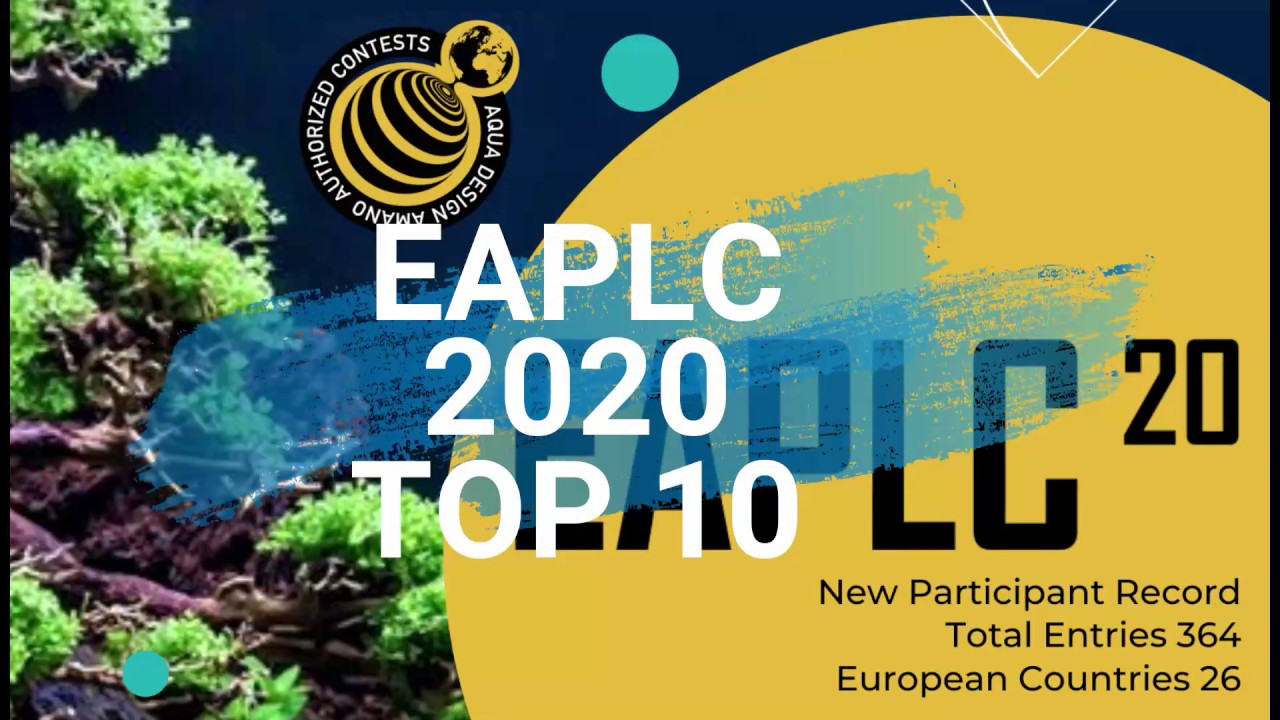 European Aquatic Plants Layout Contest (EAPLC) 2020 Top 10 Winners