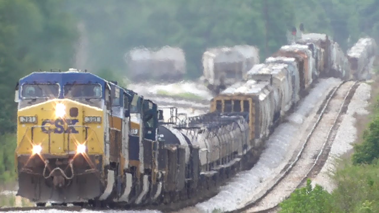[3A] Just Ten CSX Northbounds, Railfanning Howie Siding - Dacula, GA, 07/11/2016 ©mbmars01