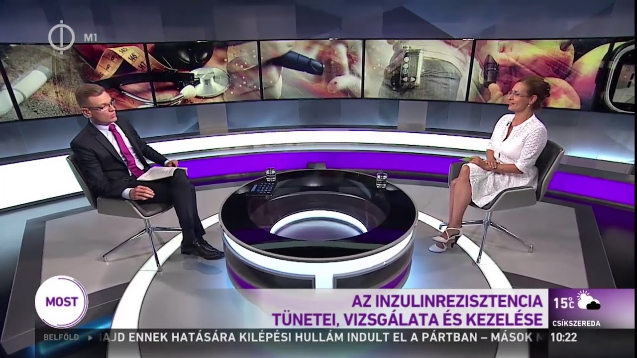 Inzulinrezisztencia tünetei, vizsgálata, kezelése M1TV Dr. Benkő Éva