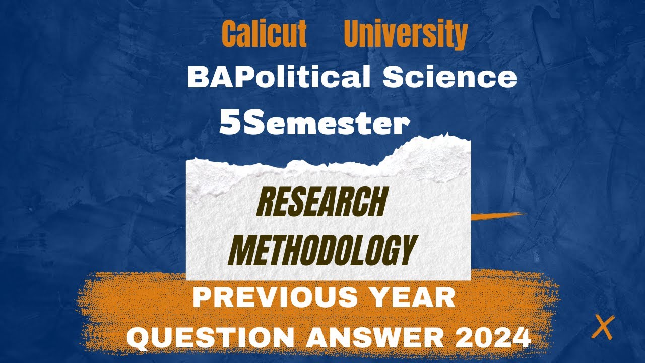 RESEARCH methodology 