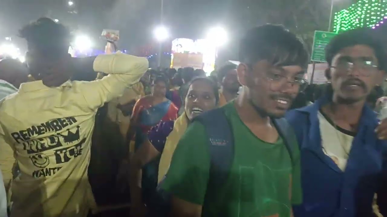 మహాశివరాత్రి సందర్భము గా.భక్తుల తో కిటకిట లాడిన శ్రీశైల  దేవస్థానం. శ్రీశైలం