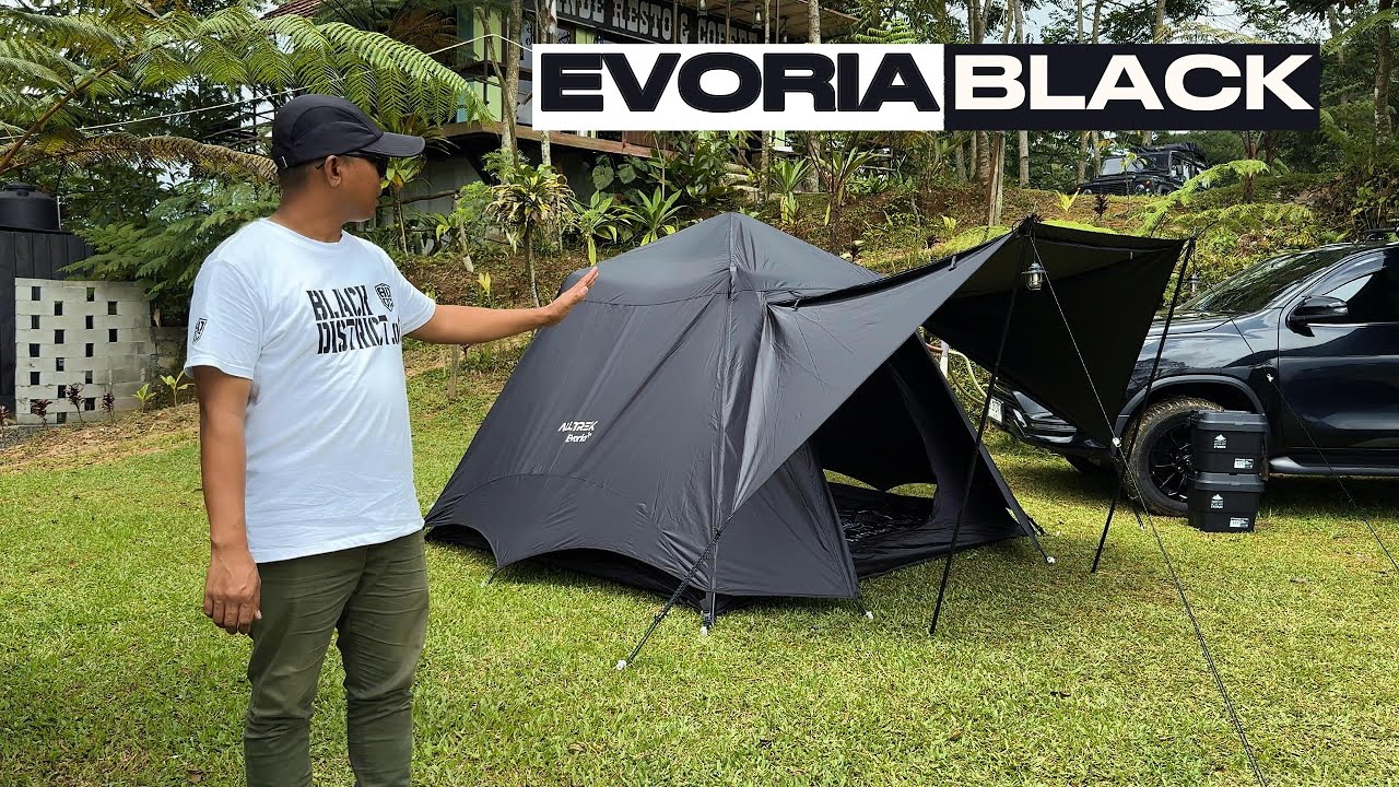 AKHIRNYA REVIEW LAGI ‼️ ALLTREK EVORIA BLACK | CAMPING KELUARGA INDIAN HILL MEGAMENDUNG BOGOR | VLOG