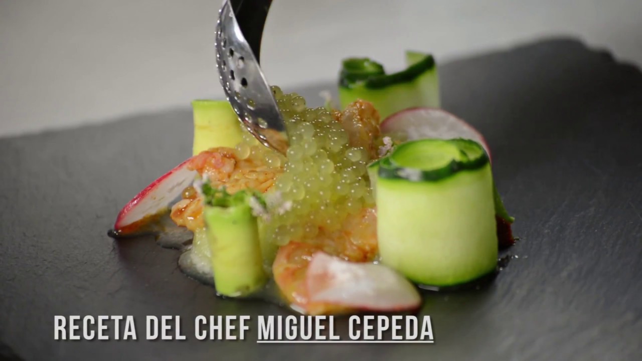 esferificacion, cocina molecular  aguachile chef miguel cepeda MCS puebla