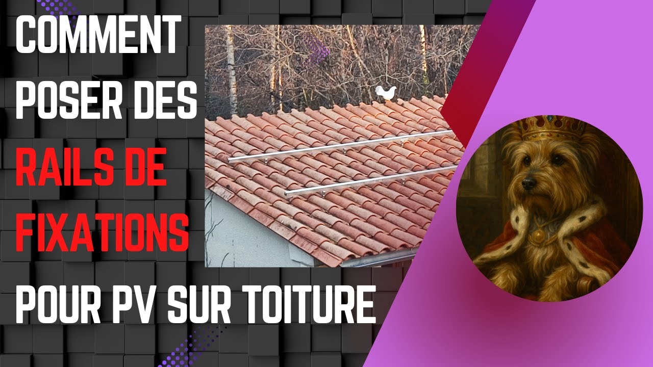 Comment poser les rails de panneaux solaires sur une toiture