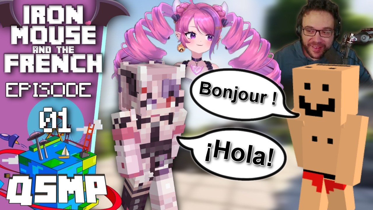 EP1 - ZOOMER ITEM, FRENCH INTERLUDE AND A PRANK (Ironmouse & Antoine Daniel QSMP Collab Highlights)
