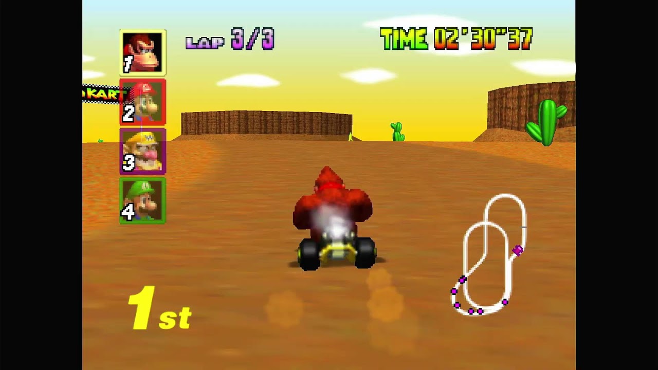 🎮 Partida Mario Karts Nintendo 64 en mi máquina arcade DIY 🎮