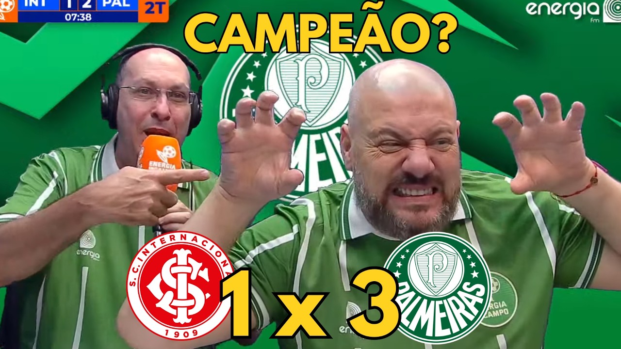 REAÇÕES ENERGIA 97 | INTERNACIONAL 1 X 3 PALMEIRAS | CAMPEONATO BRASILEIRO