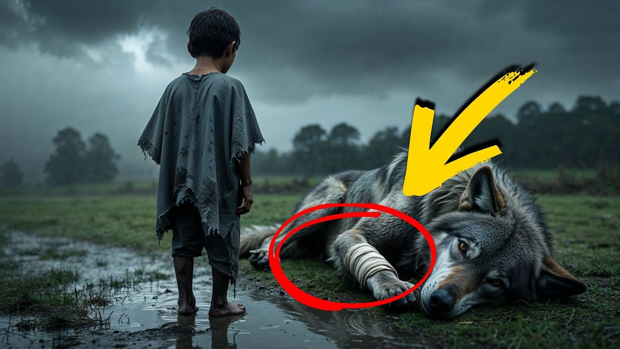 THE ORPHAN BOY PROTECTED A WOUNDED WOLF IN THE STORM — AND THE PACK RETURNED TO REPAY THE FAVOR...