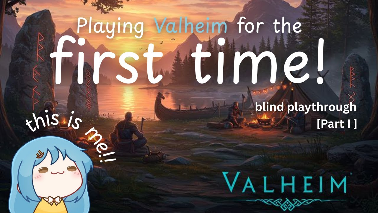My first time EVER Playing VALHEIM!💖SWEETLEMON Blind Playthrough in 2025d