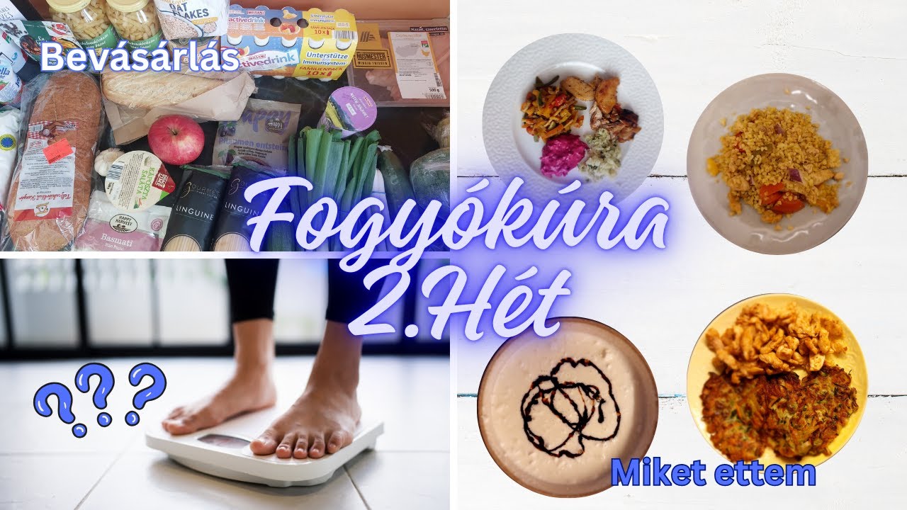 FOGYÓKÚRA - 2. HÉT | Bevásárlás - miket ettem