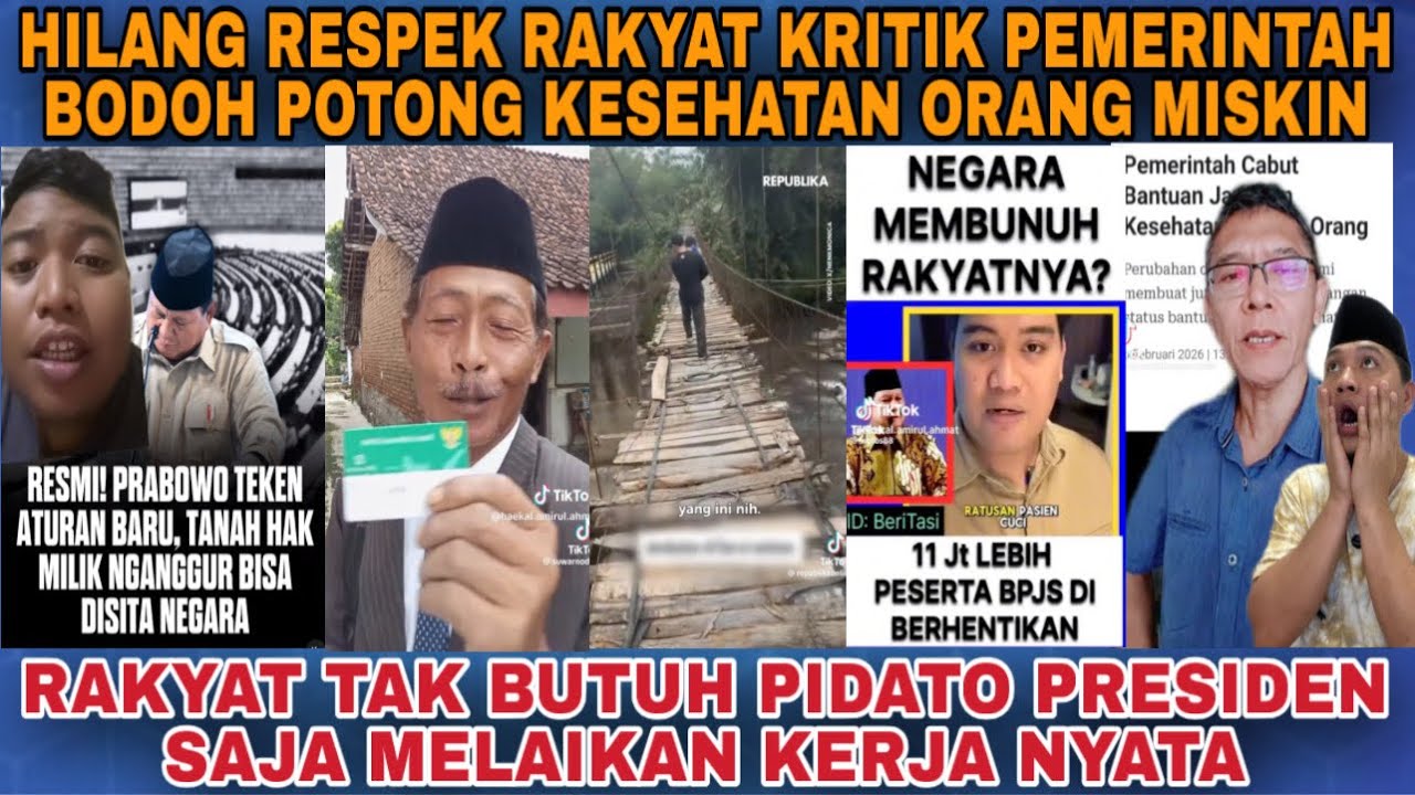 HILANG RESPEK RAKYAT KE PRESIDEN‼️RAKYAT TAK BUTUH PIDATO DAN STATEMENT MELAIKAN KESEJAHTRAAN‼️