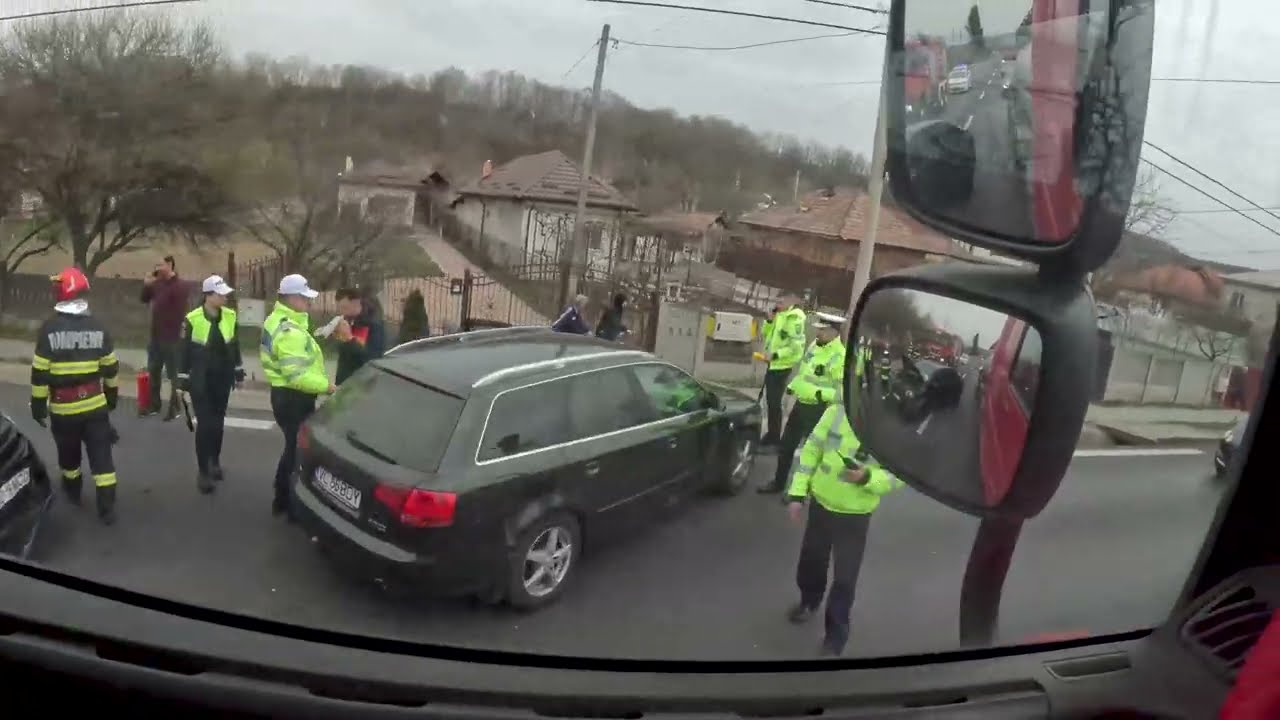 Viața pe camion la 19 ani! S3 Ep5 - Accident la Vâlcea - Prin ploile din Mediaș până la Târgu Mureș!
