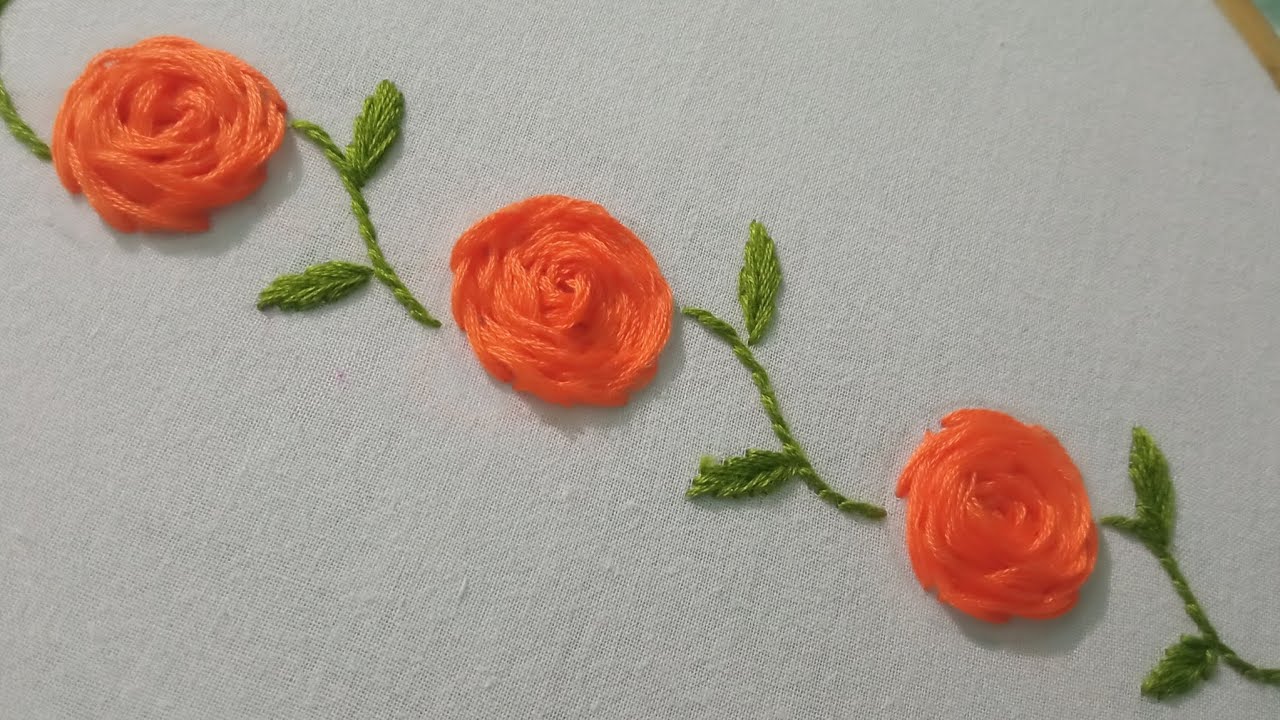 Suit border embroidery design|easy embroidery design #embroidery #handembroidery 