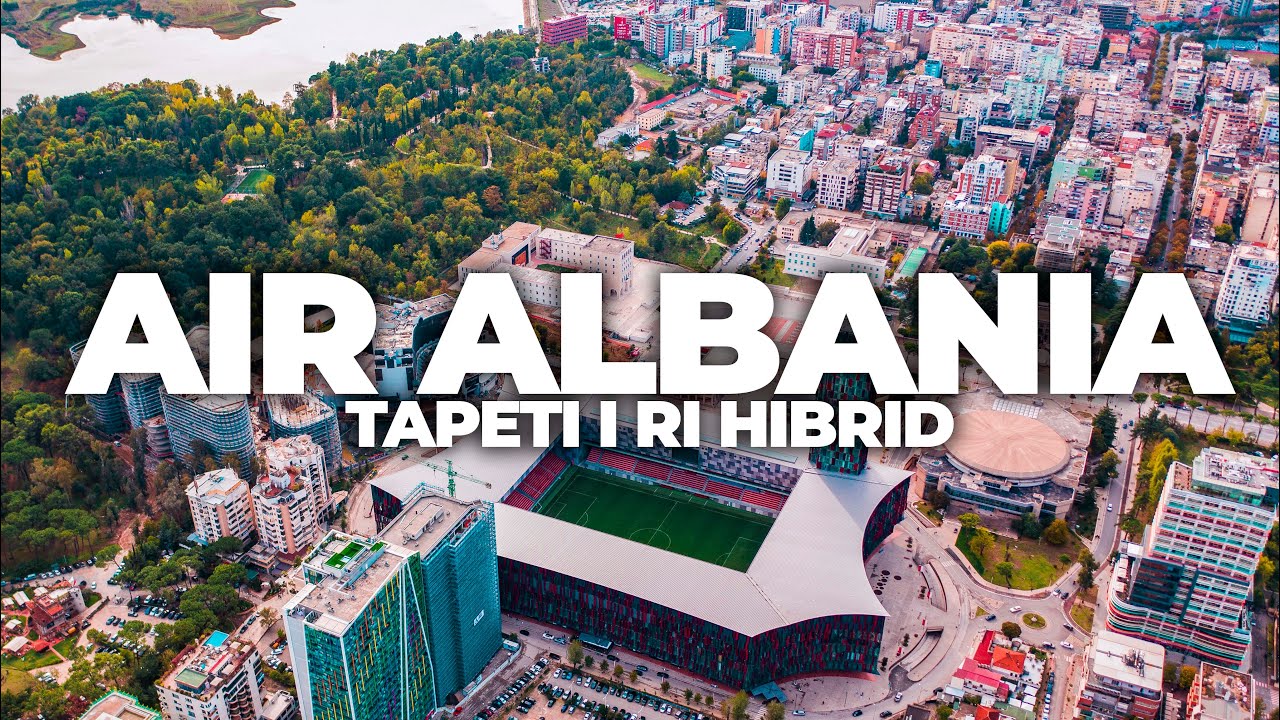 AIR ALBANIA STADIUM, TAPETI I RI ME BARIN HIBRID | 4K DRONE VIDEO, TIRANA 2021