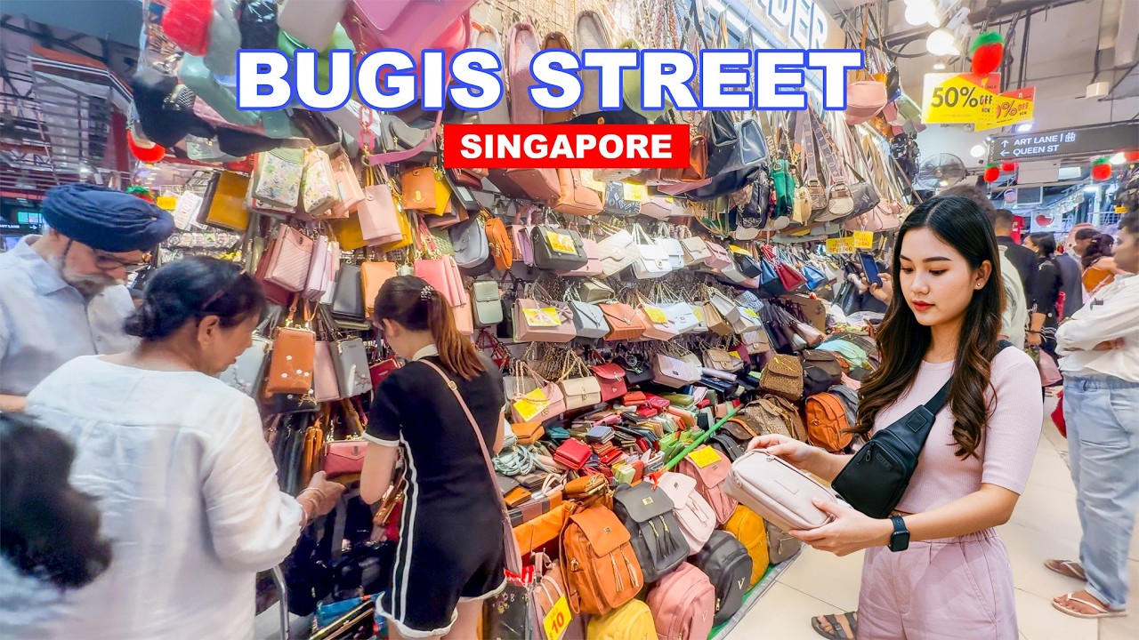🛍️ Bugis Street Singapore 2025 Edition | Singapore Best Bargain Paradise 🇸🇬💰🍭