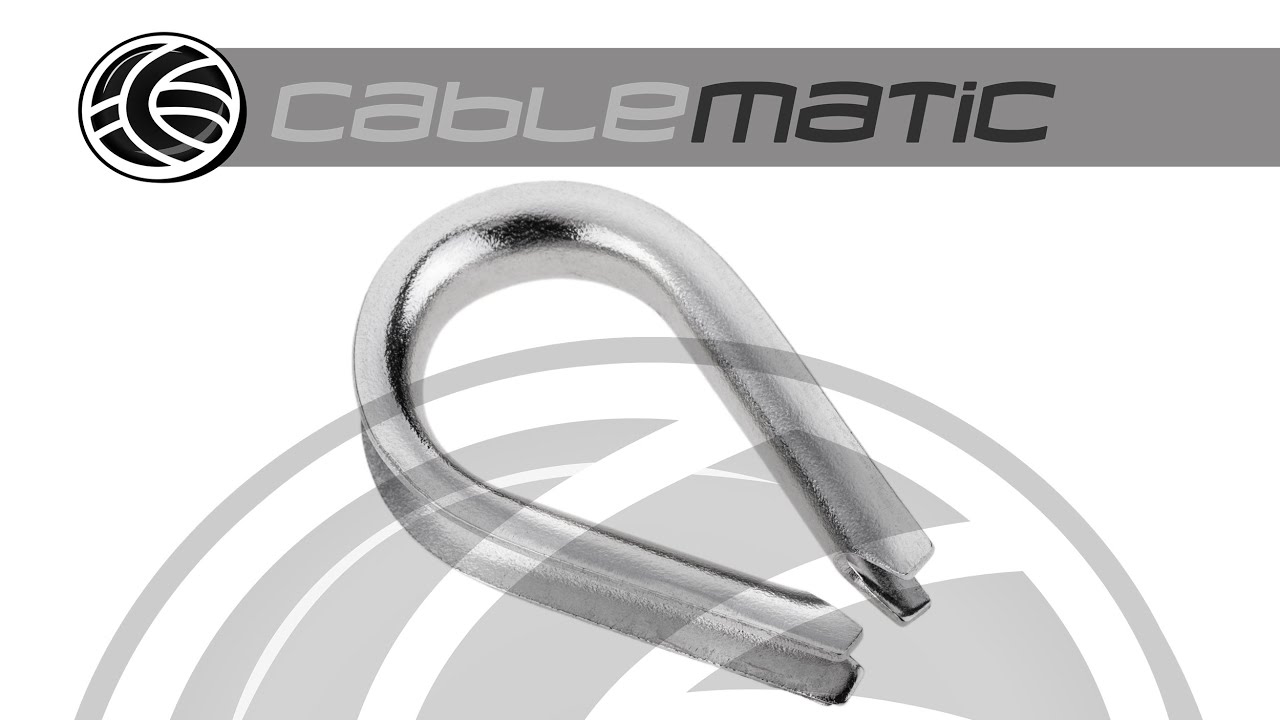 Guardacables para cable de acero inoxidable - distribuido por CABLEMATIC &reg;