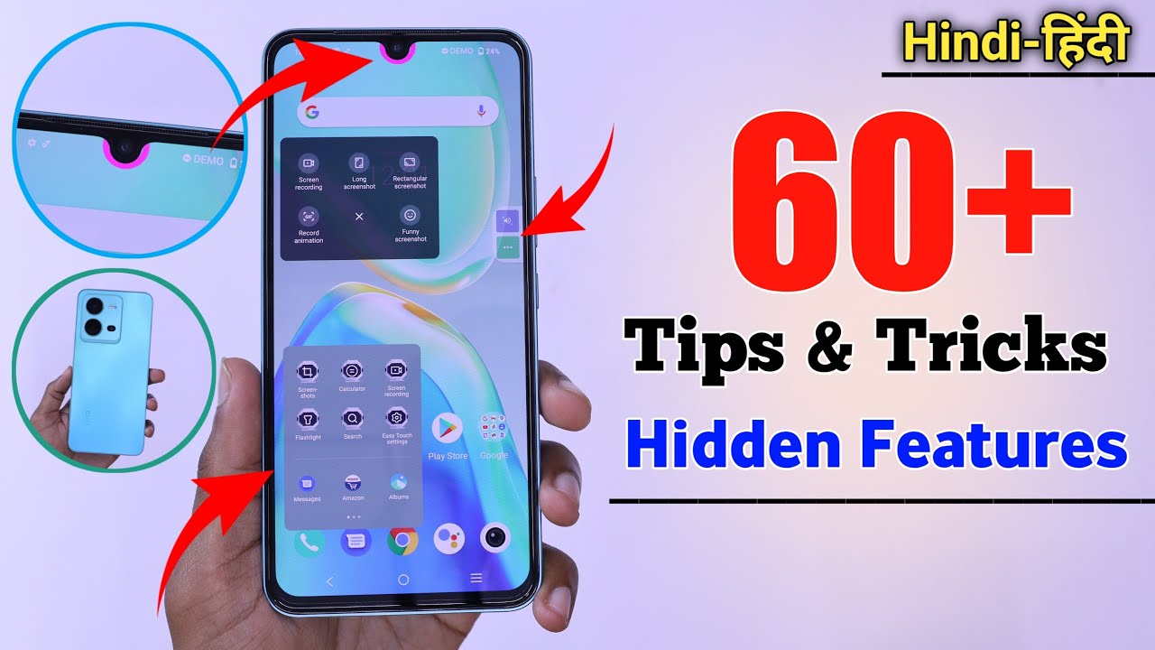 Vivo V25 Tips And Tricks - Top 60++ Hidden Features | Hindi-हिंदी