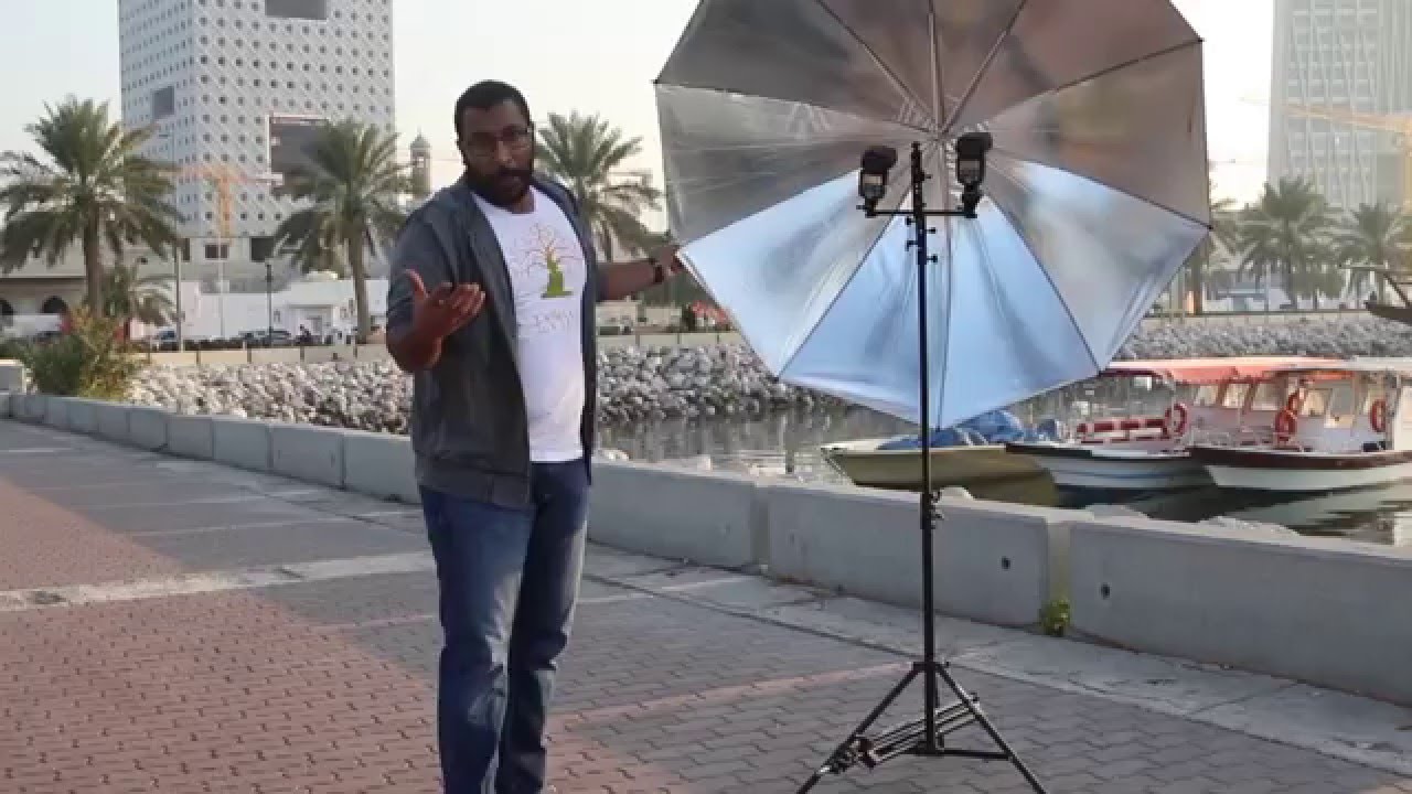 3Lenses: تصويرخارجي بإستخدام مظلة تصوير