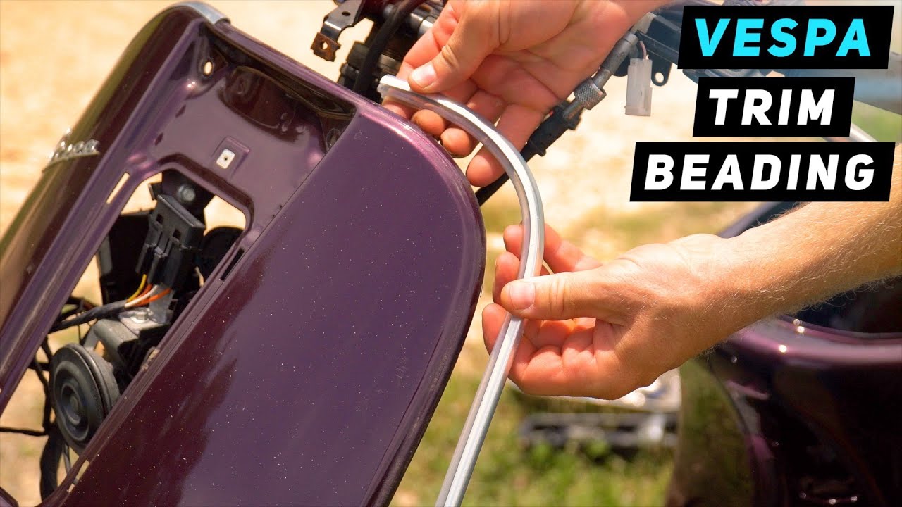 Vespa LX - Снятие / установка накладок накладки на ножки | Скутер Митча