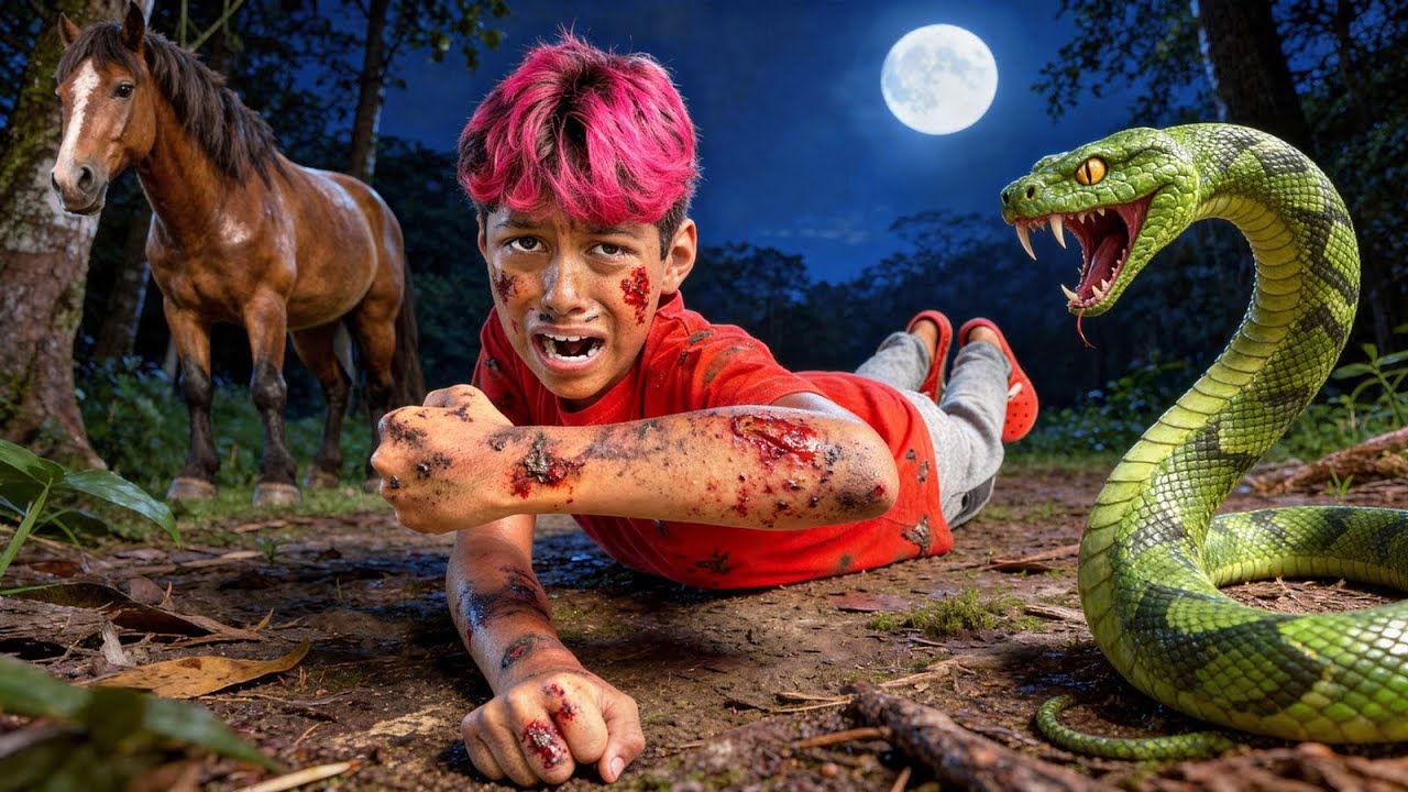 O RICHARD FOI PICADO POR UMA COBRA VENENOSA NA FAZENDA! ele passou muito mal 🤮