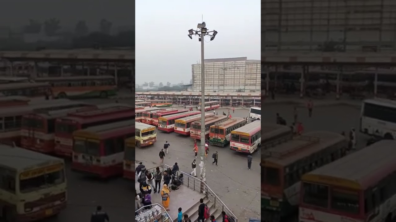 Delhi ka sabse bada bus stand (ISBT) #shorts