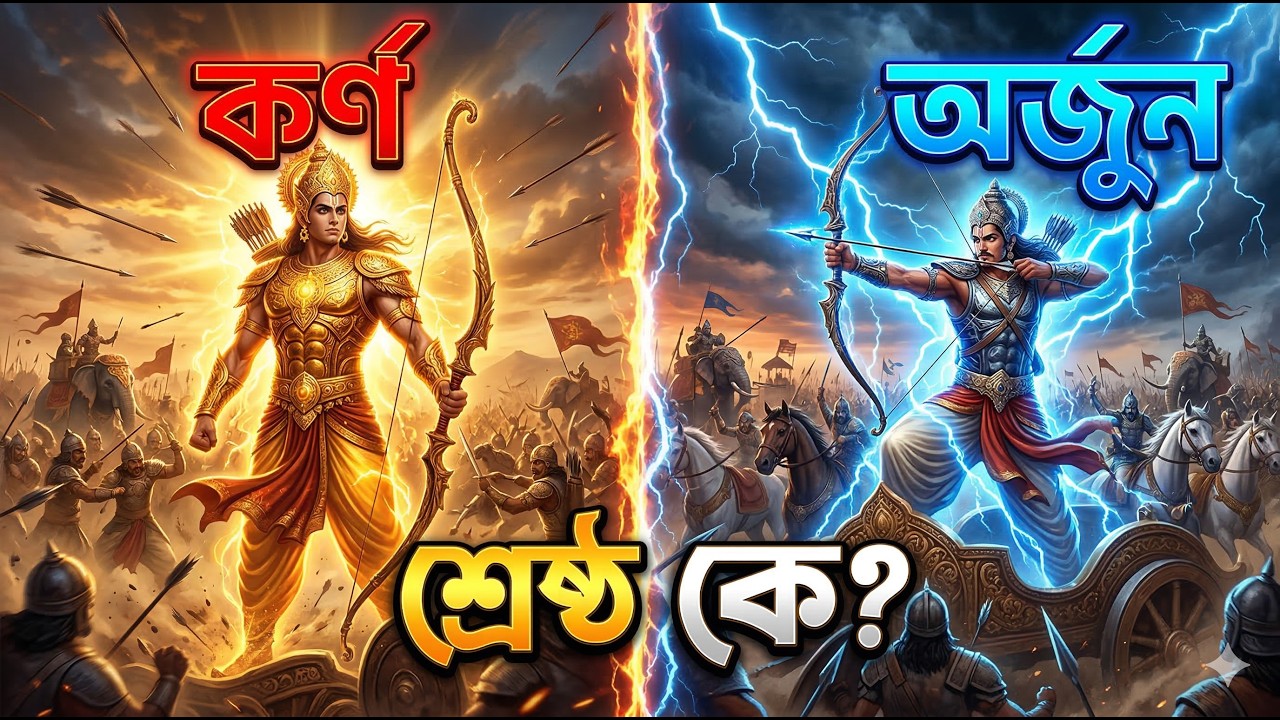 কর্ণ বনাম অর্জুন: মহাভারতের শ্রেষ্ঠ যোদ্ধা আসলে কে? | Karna vs Arjuna