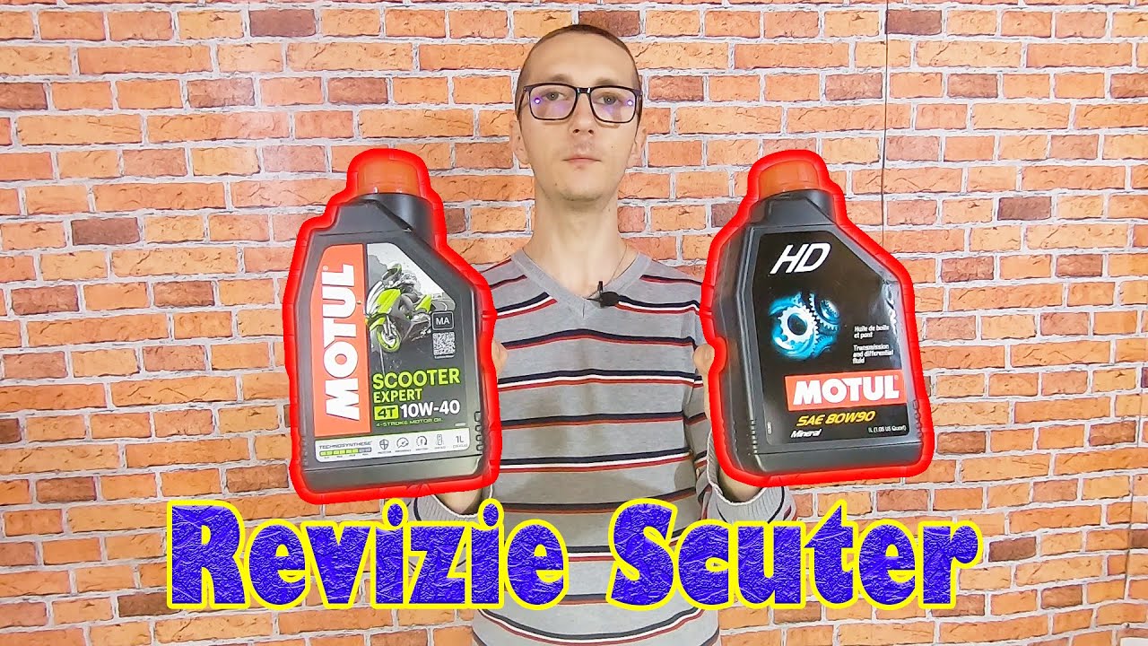Revizie | Schimb de ulei la motor si la transmisie, la scuter 4T GY6.