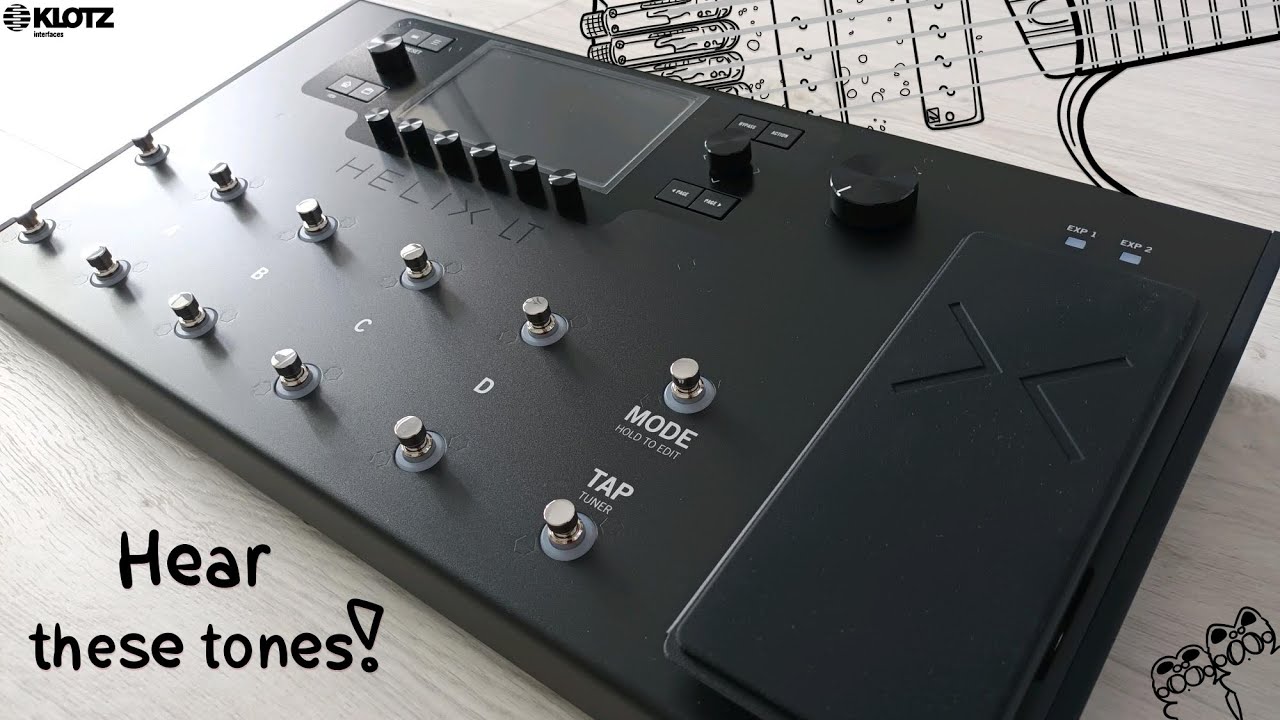 Line 6 Helix BASS EFFECTS | 100+ Delays, Reverbs, Modulations, Filters, Synths etc. | Pandas think..