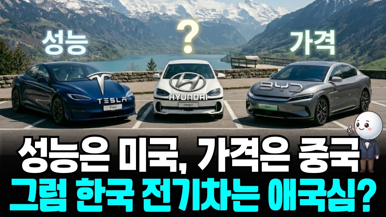 한국 전기차의 현실 | 성능은 미국, 가격은 중국, 한국은 애국심?