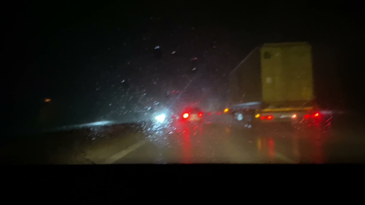 Arabayla yağmurlu gece yolculuğu / Rainy night driving | Derin uyku / Deep sleep