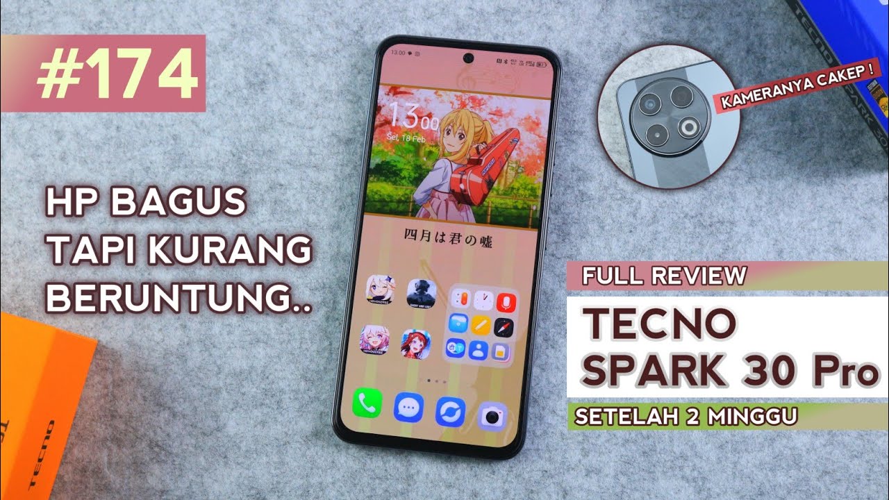 HP BAGUS TAPI KASIHAN! - Full Review TECNO SPARK 30 PRO Setelah 2 Minggu Pemakaian