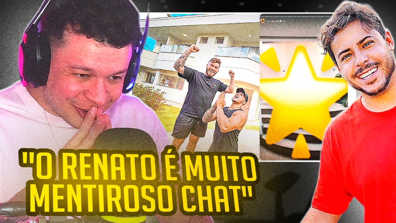ARUAN ESTÁ ATENTO A TODOS OS DETALHES DO RENATO GARCIA E DA NOVA MANSÃO HUNTERS