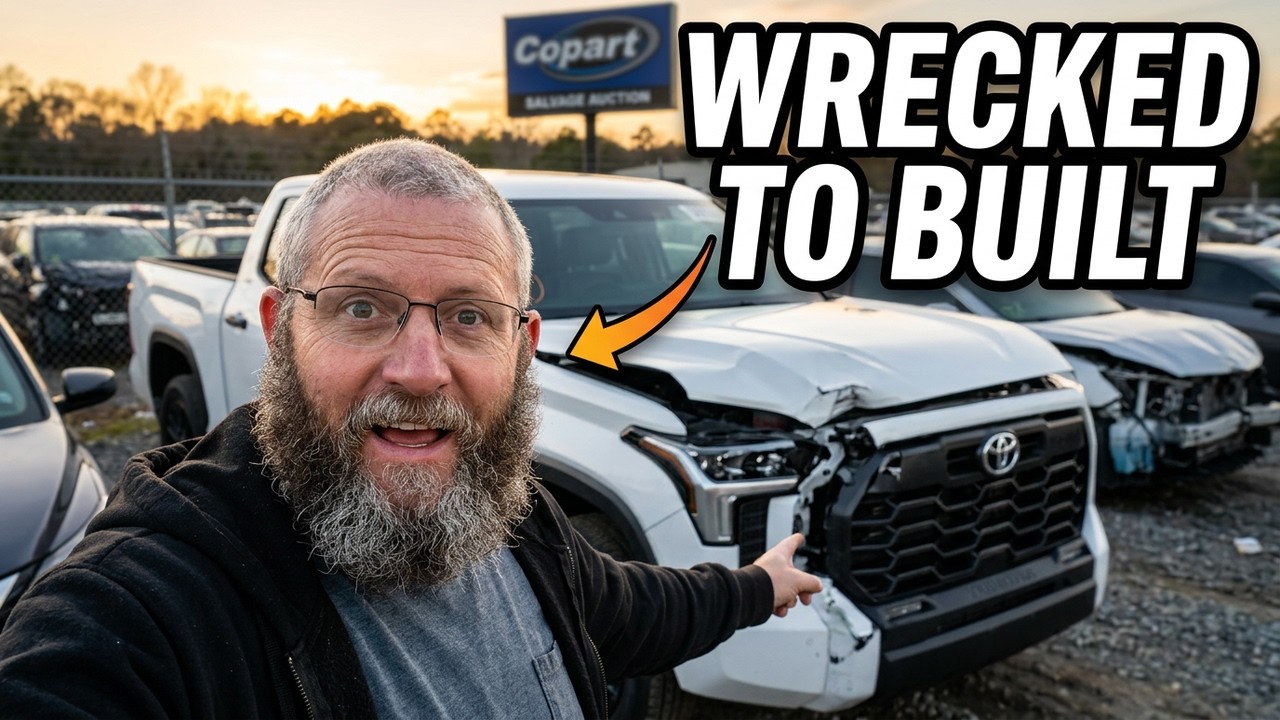 I Bought a WRECKED 2025 Toyota Tundra from COPART | Wrecked to UNWRECKED