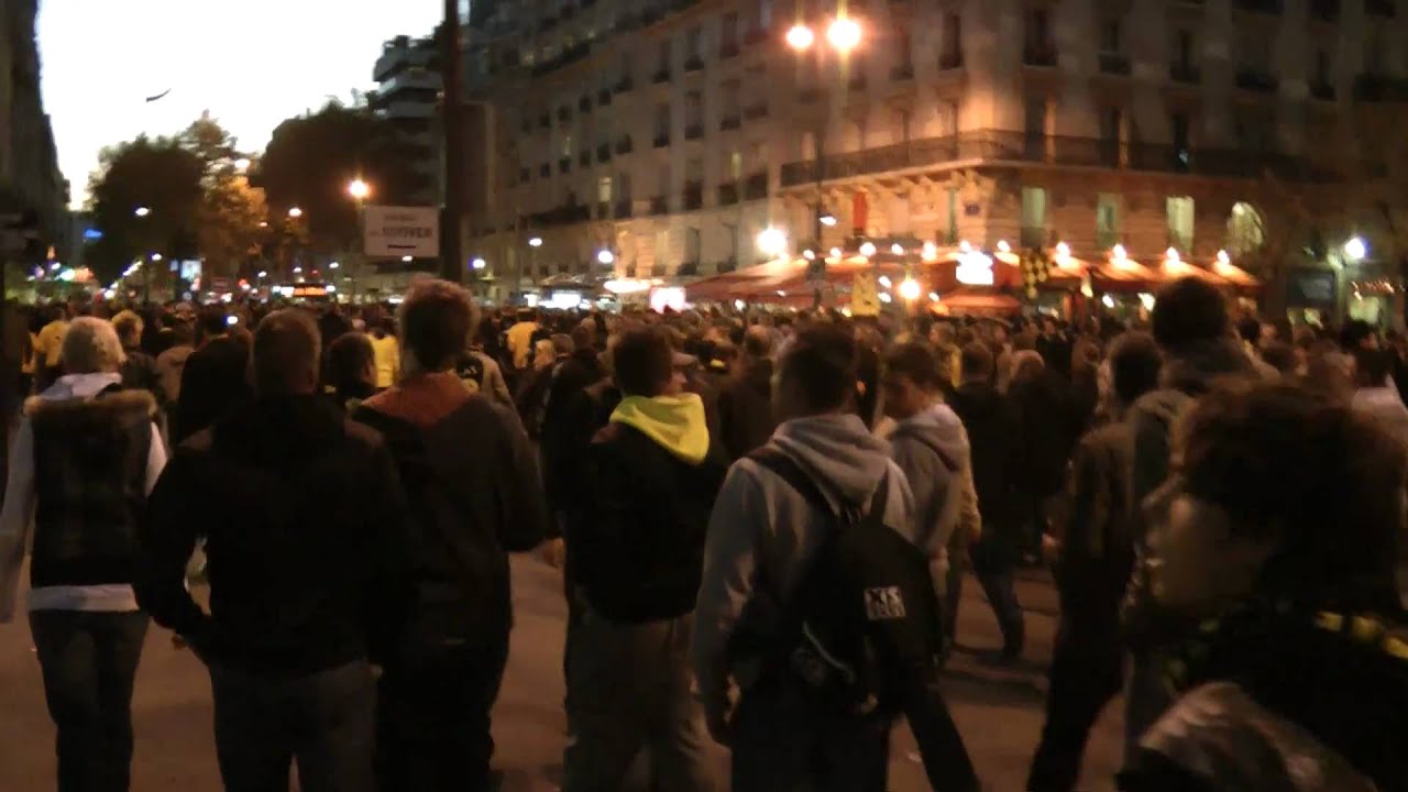 Paris - BVB Vom Eiffelturm zum Stadion - PSG - Borussia Dortmund Atmosphere