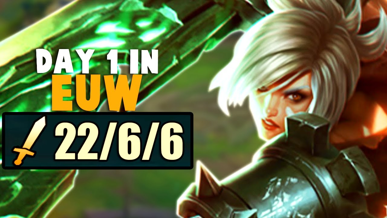 Rank 1 Riven Visits EUW Server