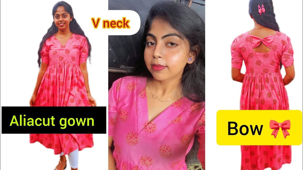 Aliacut kurti🌼🔥😱 #vneck