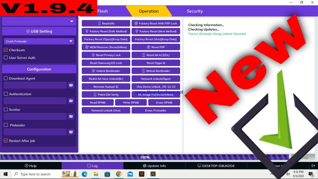 TFM Tool New Update | TFM tool pro latest version MTK V1.9.4 Download | All Vivo Auth FREE Solution