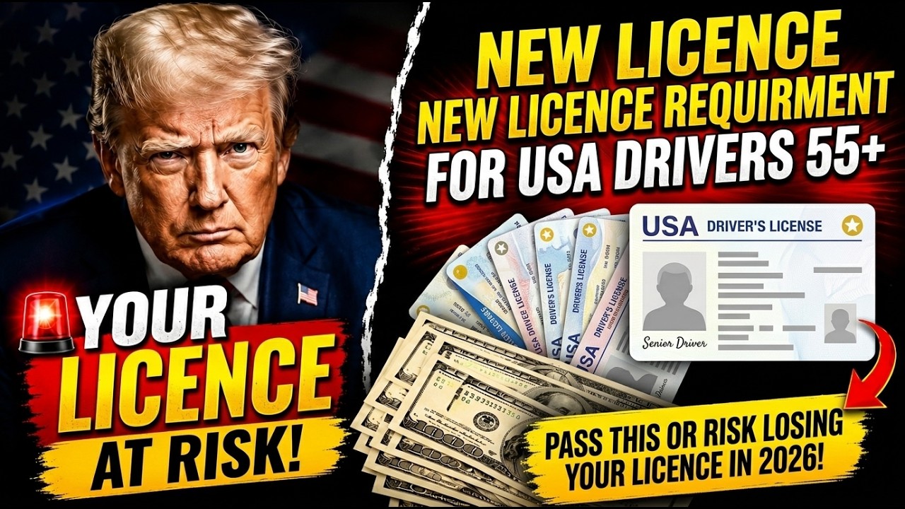 🤯 NEW LICENCE REQUIRMENT FOR USA DRIVERS 55+ &mdash; PASS THIS OR RISK LOSING YOUR LICENCE IN 2026